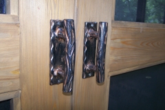 iron twig door handles